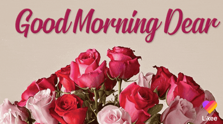 Pretty Bouquet Of Flowers Good Morning Honey GIF