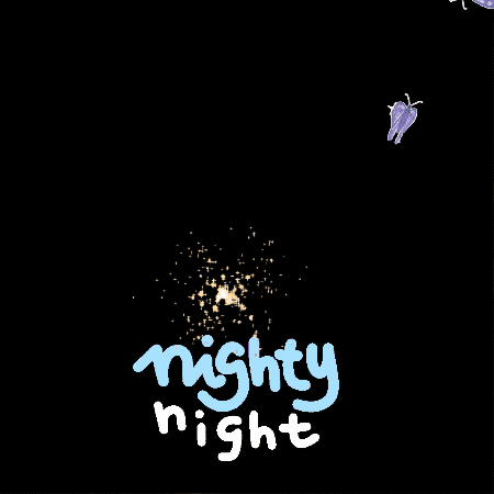 Pretty Fairy Night Night GIF