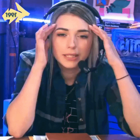 Pretty Gamer Saying Please Stop Or Cancel GIF