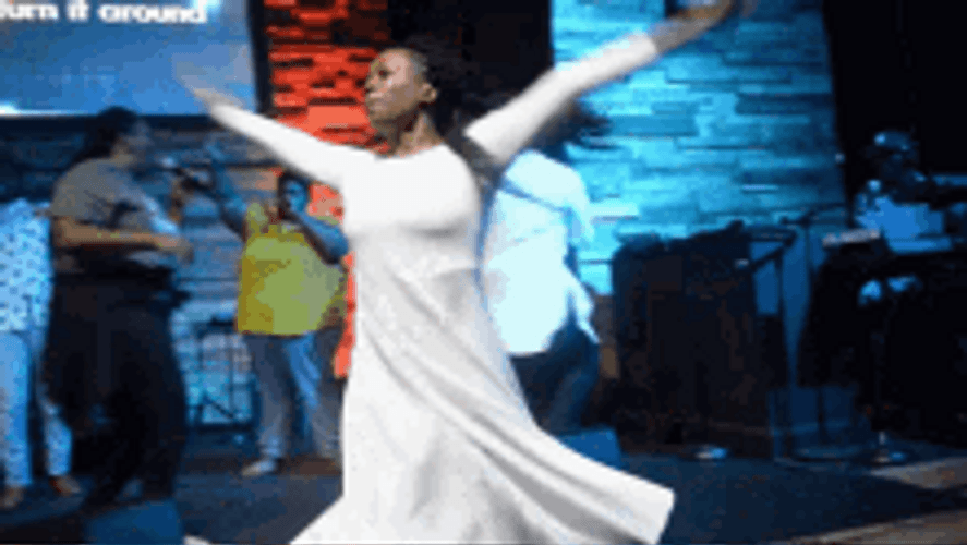 Pretty Girl Believer Praise Dance GIF