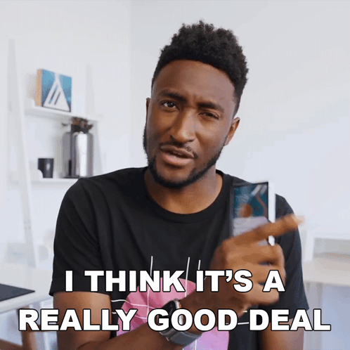 Pretty Good Deal Marques Brownlee GIF