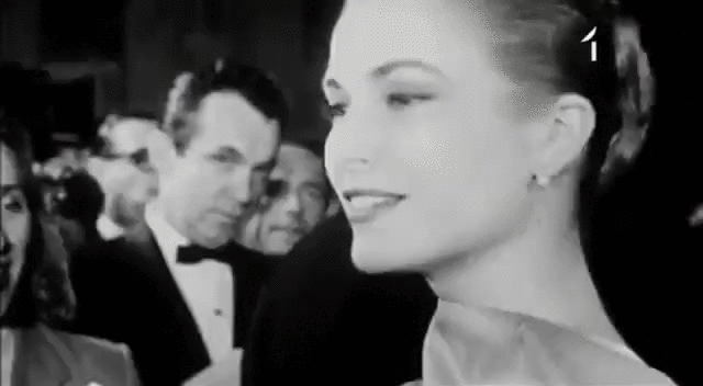 Pretty Grace Kelly Smiling GIF