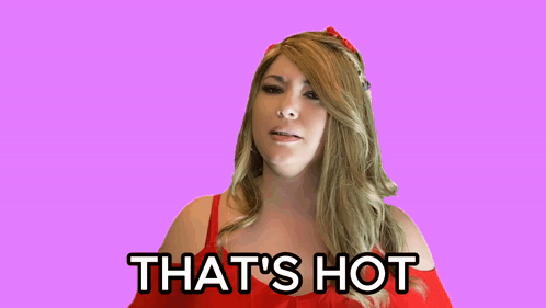 Pretty Lady In Red Dress Thats Hot GIF