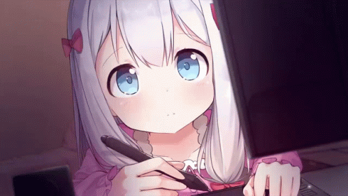 Pretty Little Girl Anime Halloween GIF