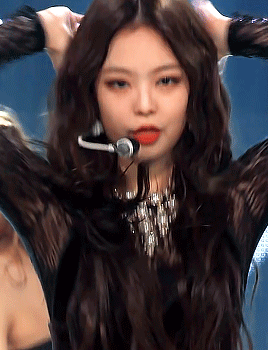 Pretty Long Hair Jennie GIF