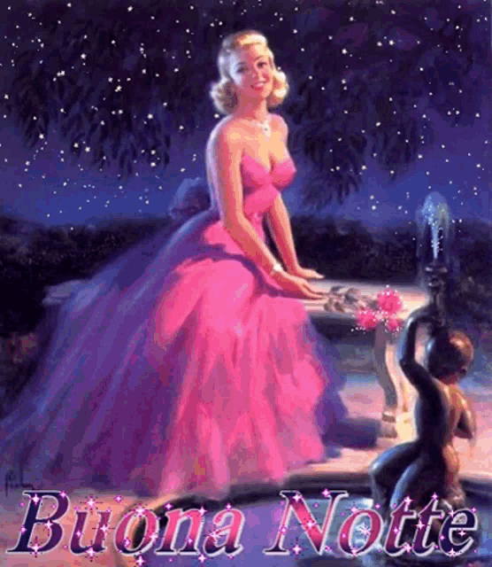 Pretty Marilyn Monroe Buona Notte GIF