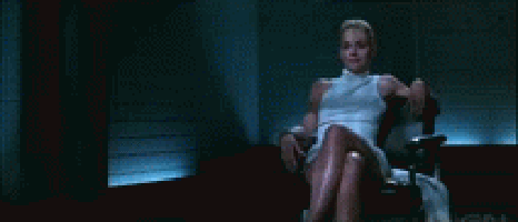 Pretty Sharon Stone Of Basic Instinct GIF