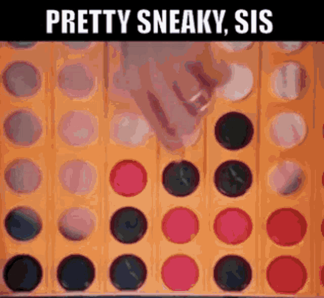 Pretty Sneaky Sis GIF