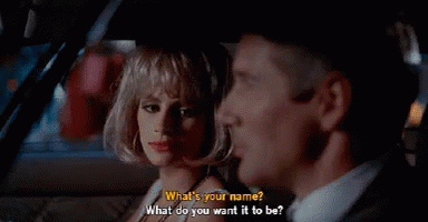 Pretty Woman Julia Roberts What's Your Name GIF