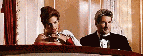 Pretty Woman Julia Roberts Using Binocular GIF
