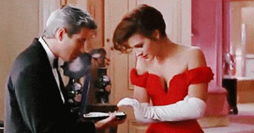 Pretty Woman Julia Roberts Laughing GIF