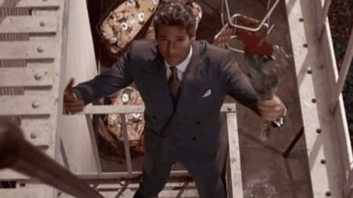 Pretty Woman Julia Roberts Walking Down Stair GIF