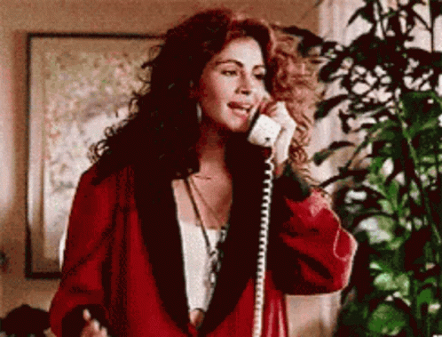 Pretty Woman Julia Roberts Telephone GIF