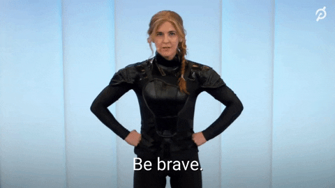 Pretty Woman Be Brave GIF