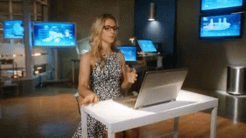 Pretty Woman Cracking Knuckles GIF