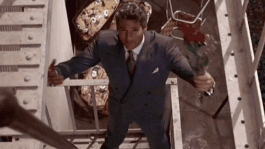 Pretty Woman Julia Roberts Walking Down Stair GIF