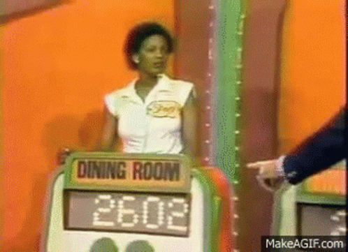 Price Is Right Contessant Passed Out GIF