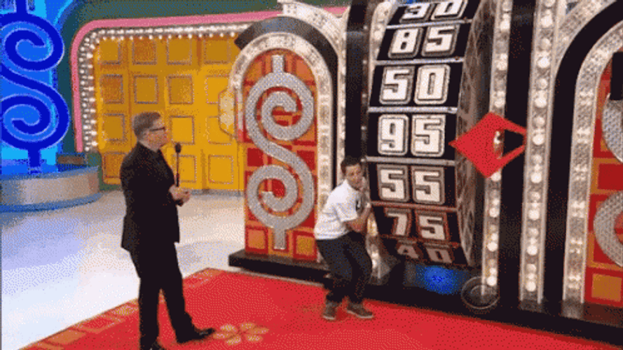 Price Is Right Intense Rolling GIF