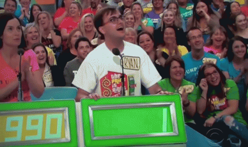 Price Is Right Man In Awe GIF