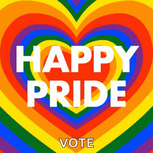 Vote Happy Pride GIF