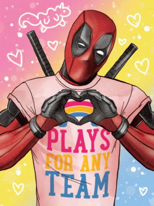 Pride Deadpool Pansexual Month GIF