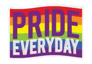 Pride Everyday Rainbow Flag Sticker