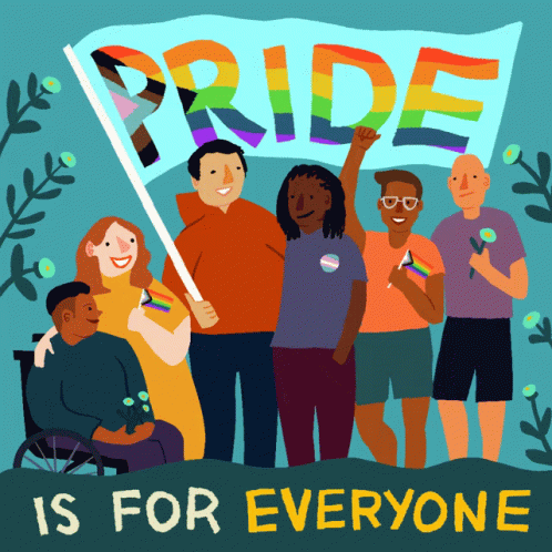 Pride Is For Everyone Happy Pride Month GIF