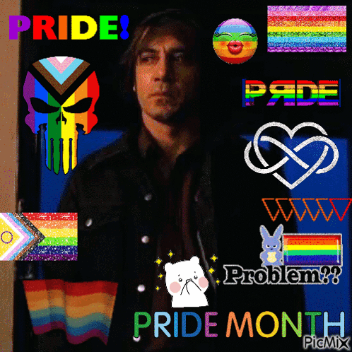 Pride Month Rainbow Symbols GIF