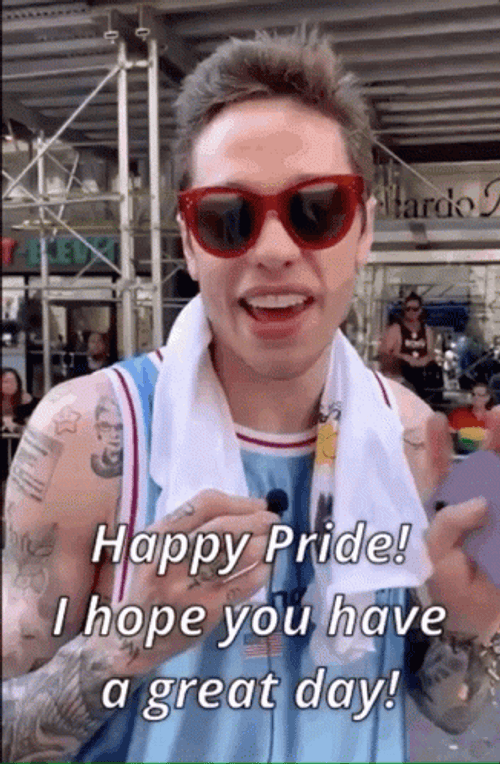 Pride Pete Davidson GIF