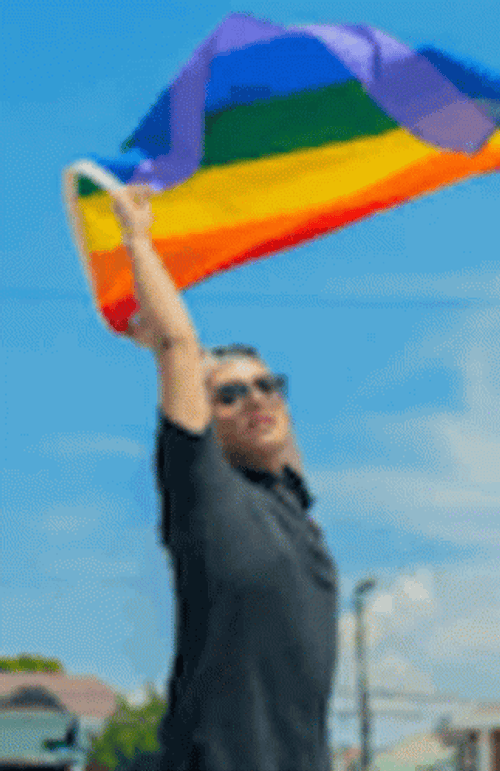 Pride Rainbow Gays Holding GIF