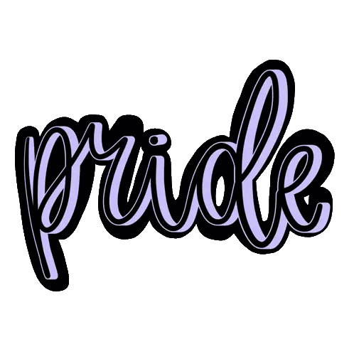 Pride Word in Pink