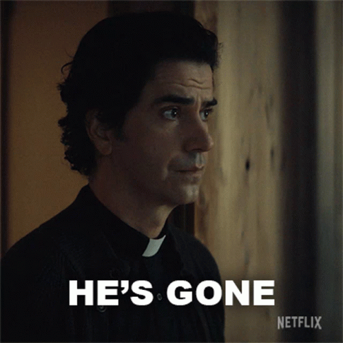 Priest Says He's Gone GIF