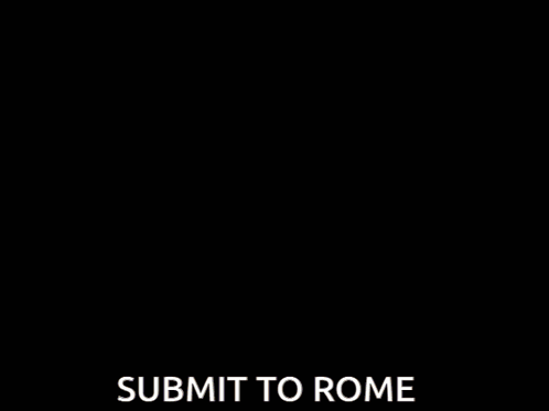 Priests Kneeling Before Altar Saying Submit to Rome