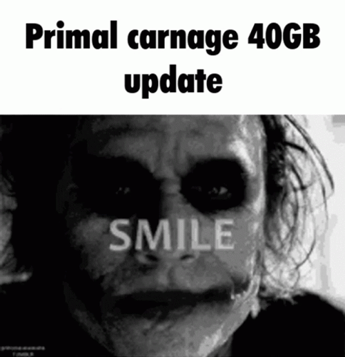 Primal Carnage Joker British Teeth Smile GIF