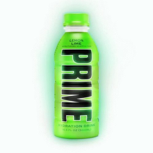 Prime Bright Green Bottle GIF