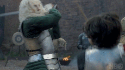 Prince Aegon Targaryen Sword Fight GIF
