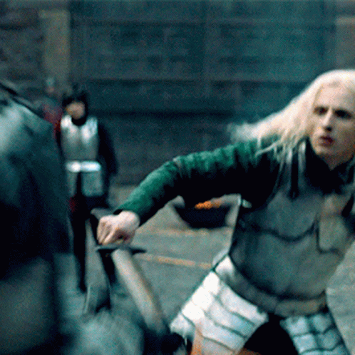 Prince Aegon Targaryen Sword Fight Training GIF