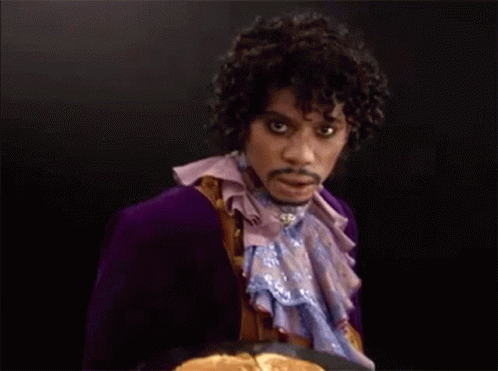 Prince Holding Pancakes