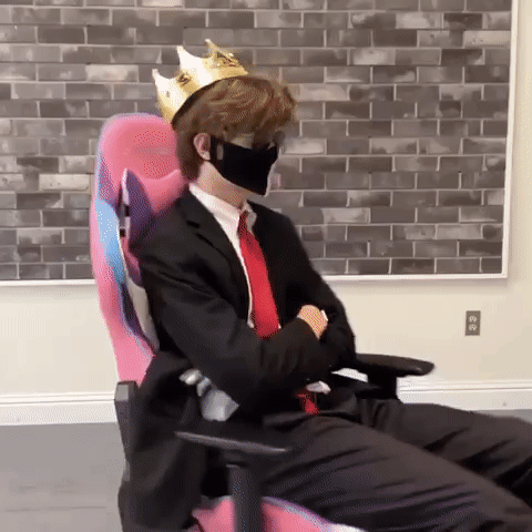 Prince Ranboo In Chair GIF