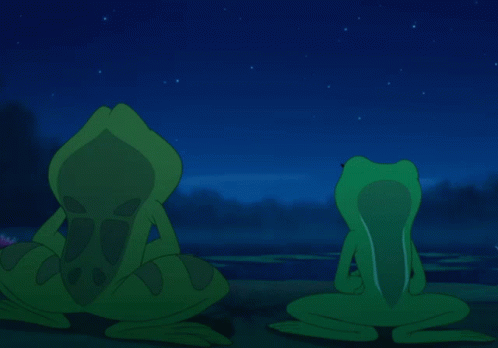 Princess And The Frog 2 Frogs I Love You GIF