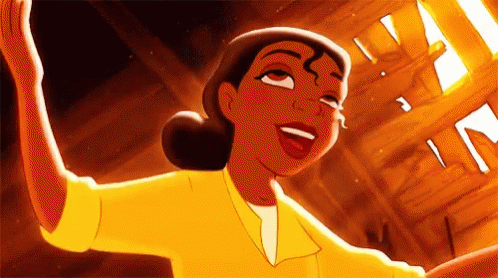 Princess And The Frog Character Arms Up GIF