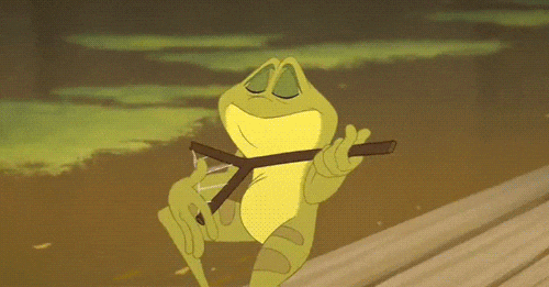 Princess And The Frog Pretend Guitar GIF