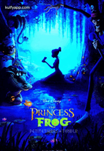 Princess And The Frog Tiana Sitting Blue Meadows GIF