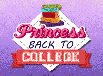 Princess Back To College Books Advertisement GIF