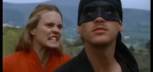 Princess Bride Push Fall On The Cliff GIF