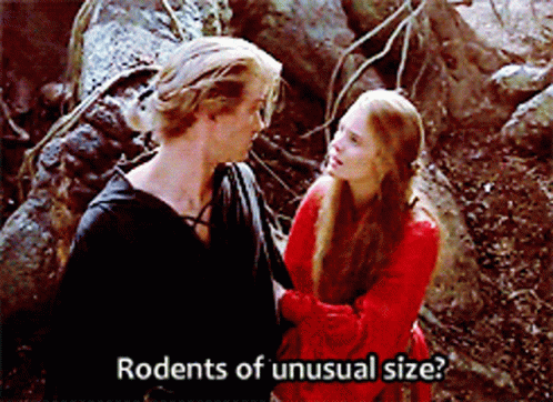 Princess Bride Rodents Of Unusual Size GIF