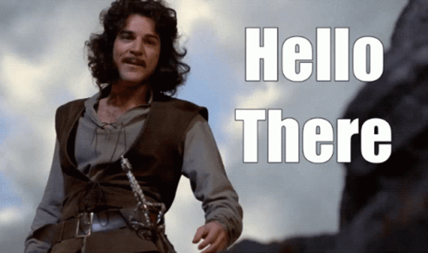 Princess Bride Hello There GIF