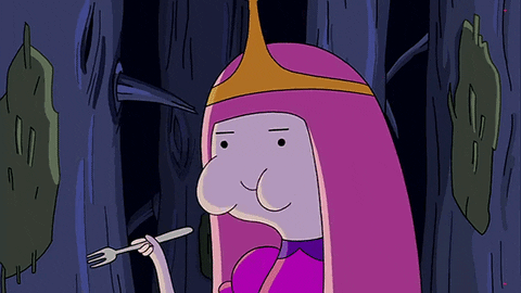 Princess Bubblegum Chewing Gum GIF