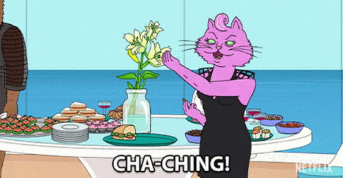 Princess Carolyn Happy Cha Ching GIF