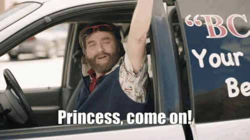 Princess Come On Let's Ride GIF